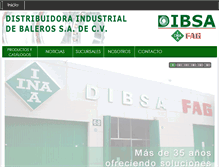 Tablet Screenshot of dibsamexico.com